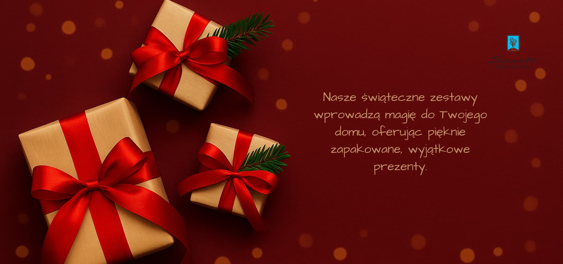 Nasze świąteczne zestawywprowadzą magię do Twojego domu oferując pięknie zapakowane wyjątkowe prezenty. 1