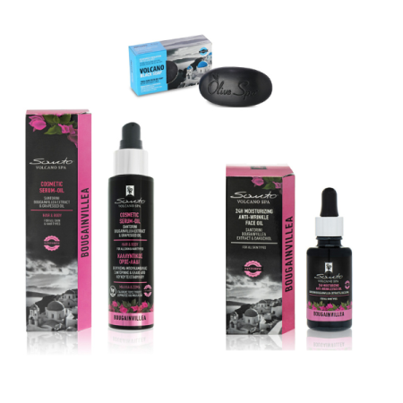 Świąteczny Kosmetyków MINI Box pielęgnacyjny + GRATIS Santo Volcano Spa