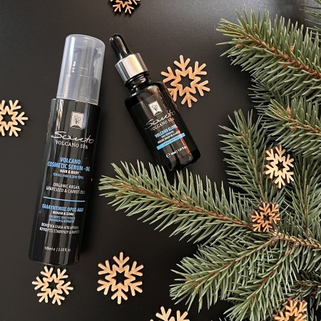 Świąteczny Kosmetyków MINI Box pielęgnacyjny + GRATIS Santo Volcano Spa