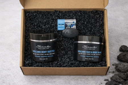 Świąteczny Zestaw Kosmetyków MINI Box pielęgnacyjny + GRATIS Santo Volcano Spa