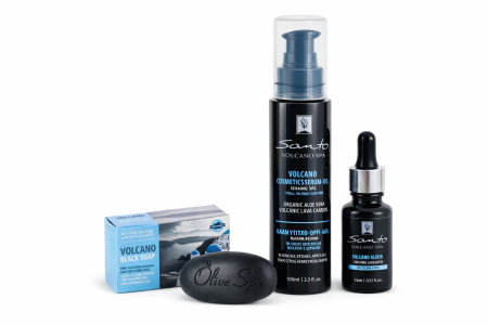 Świąteczny Kosmetyków MINI Box pielęgnacyjny + GRATIS Santo Volcano Spa